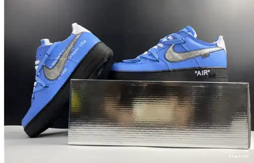AIR 1 CK0866-401 UNIVERSITY x O-W BLUE FORCE LOW 0705